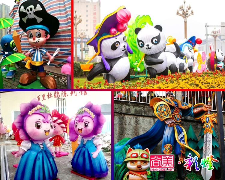 動漫人物彩燈_動漫花燈的精細化制作