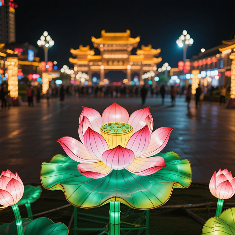 自貢工藝的荷花彩燈一般可以用在哪些場(chǎng)景？